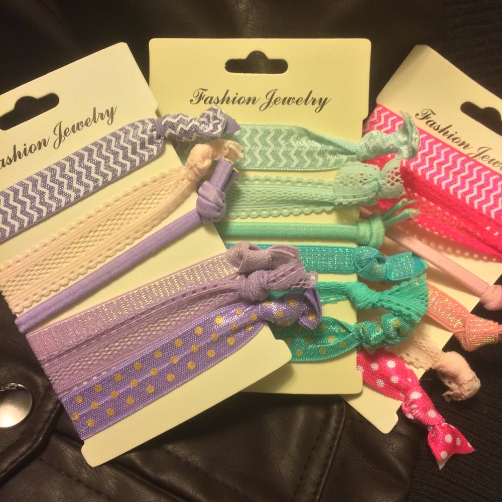 Hair ties - 3 colors available